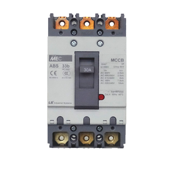 LS Meta MEC MCCBs 50AF ABH52b ABH53b ABH54b 3P