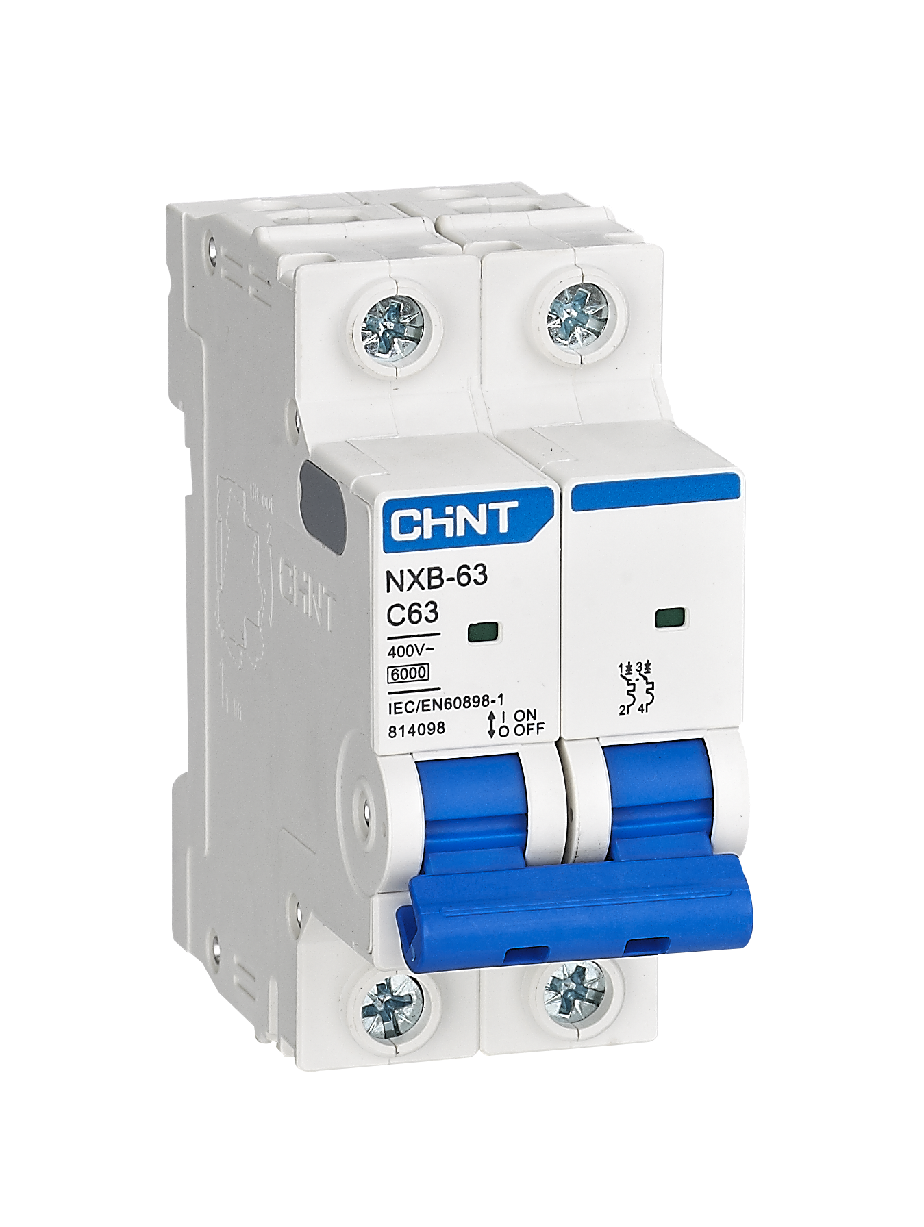 CHINT NXB-63 2P Miniature Circuit Breaker (MCB)