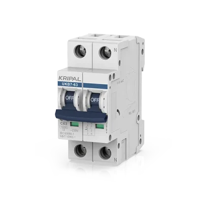 KRIPAL UKB7-63 2P AC Miniature Circuit Breaker (MCB)