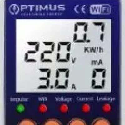 OPTIMUS WiFi Smart Energy Meter – Digital Display (63A)