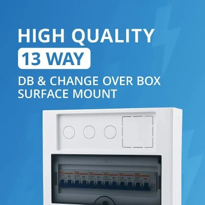 OPTIMUS 13 WAY DB & CHANGE OVER BOX Metal